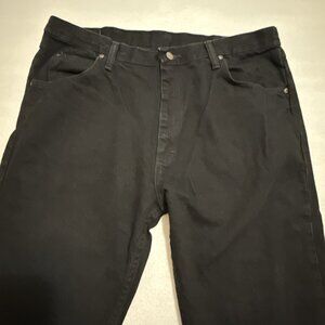 Wrangler Jeans Mens Black Relaxed Premium‎ Quality 38x34